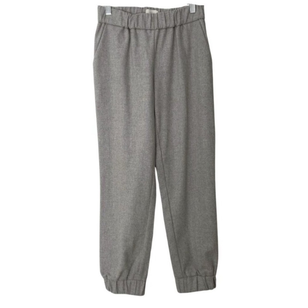 Aritzia Wilfred  Turquet Heather grey wool joggers - S